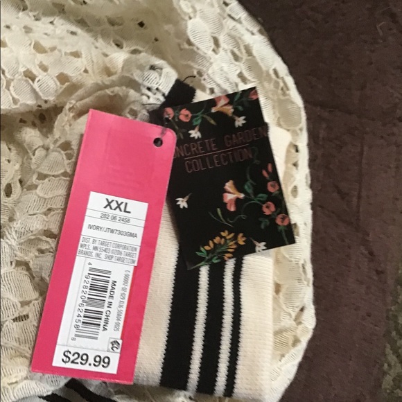 Lace bomber jacket with stripes - Picture 3 of 3